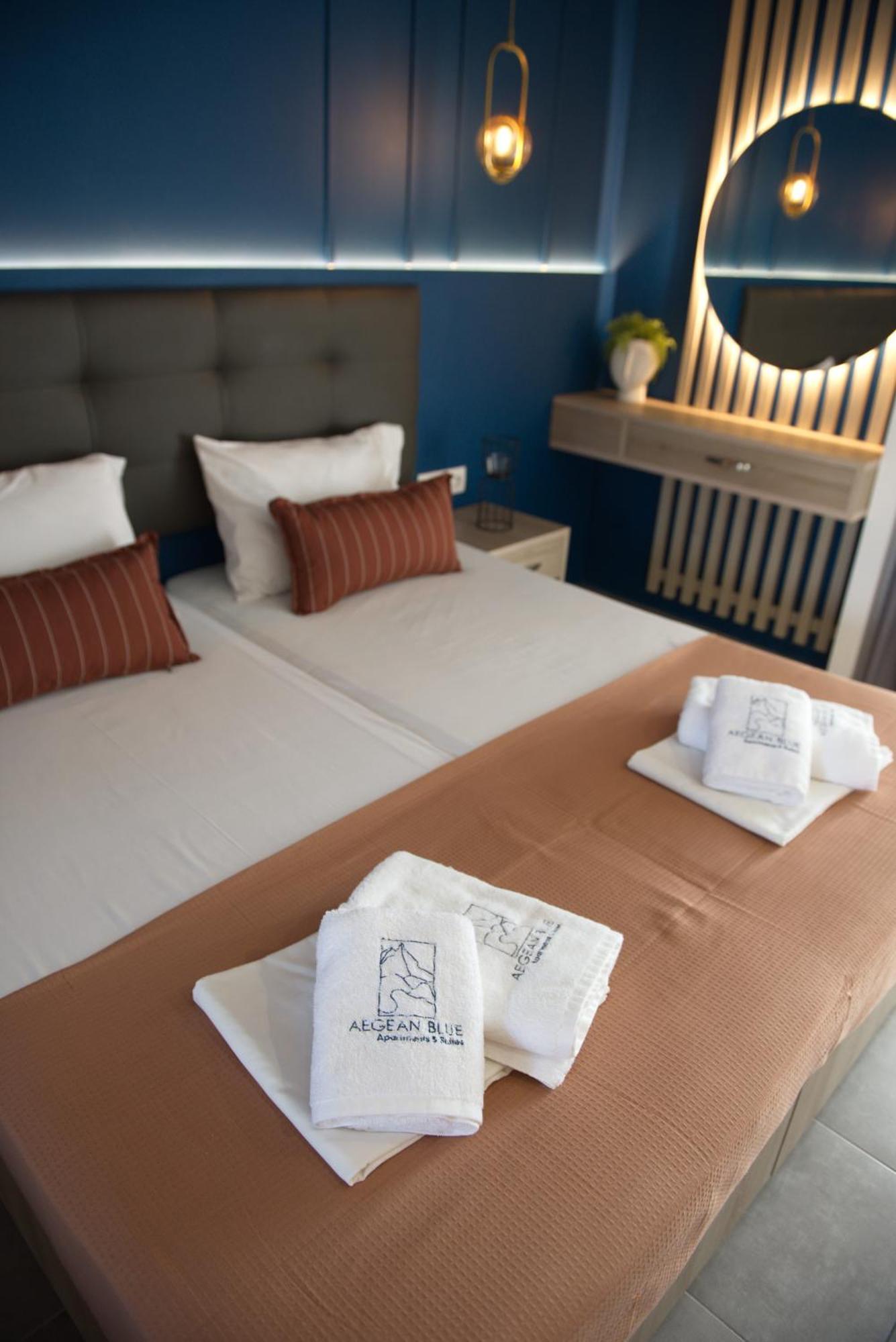 Aegean Blue Apartments & Suites Leptokarya  Quarto foto