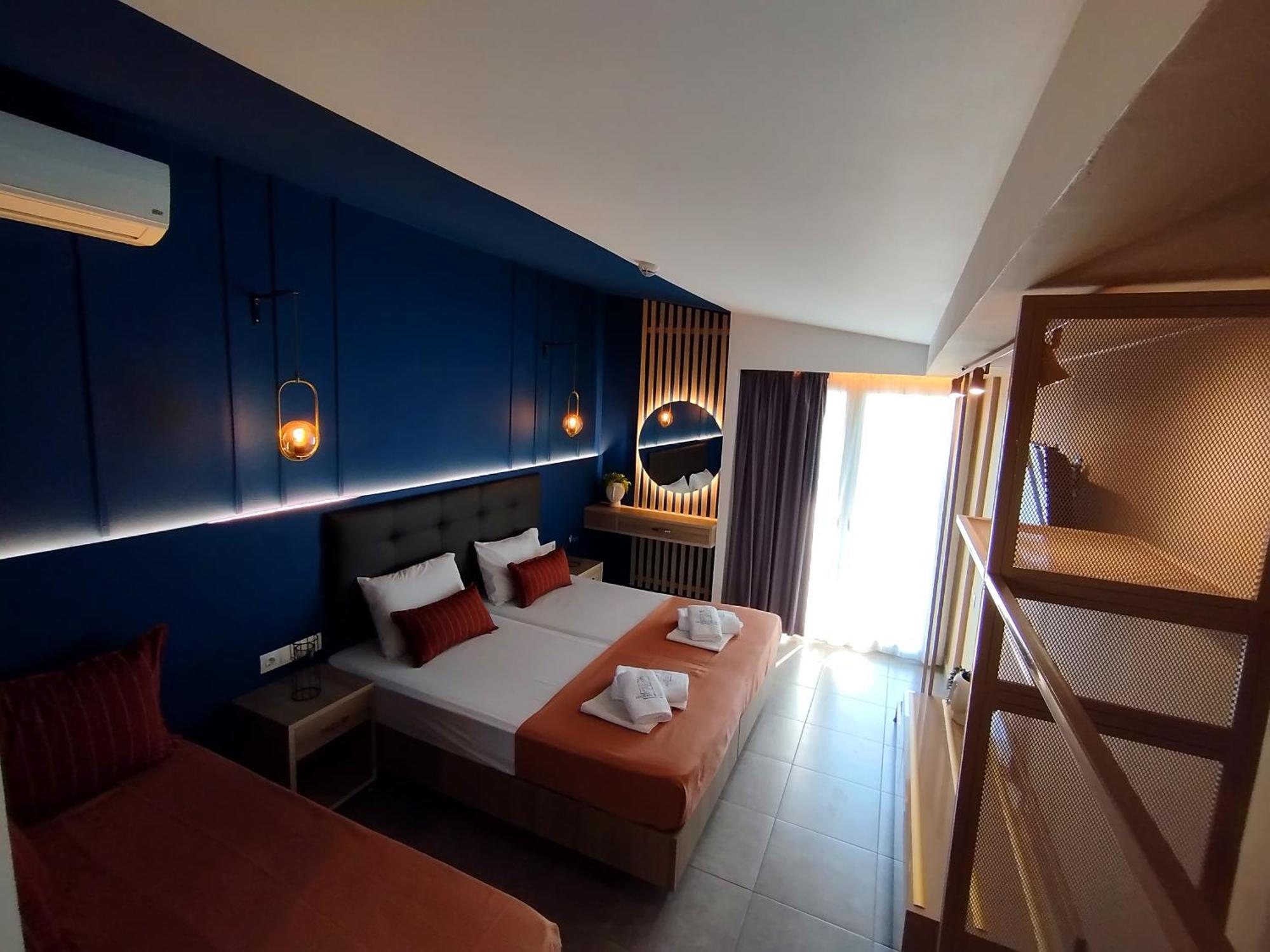 Aegean Blue Apartments & Suites Leptokarya  Quarto foto