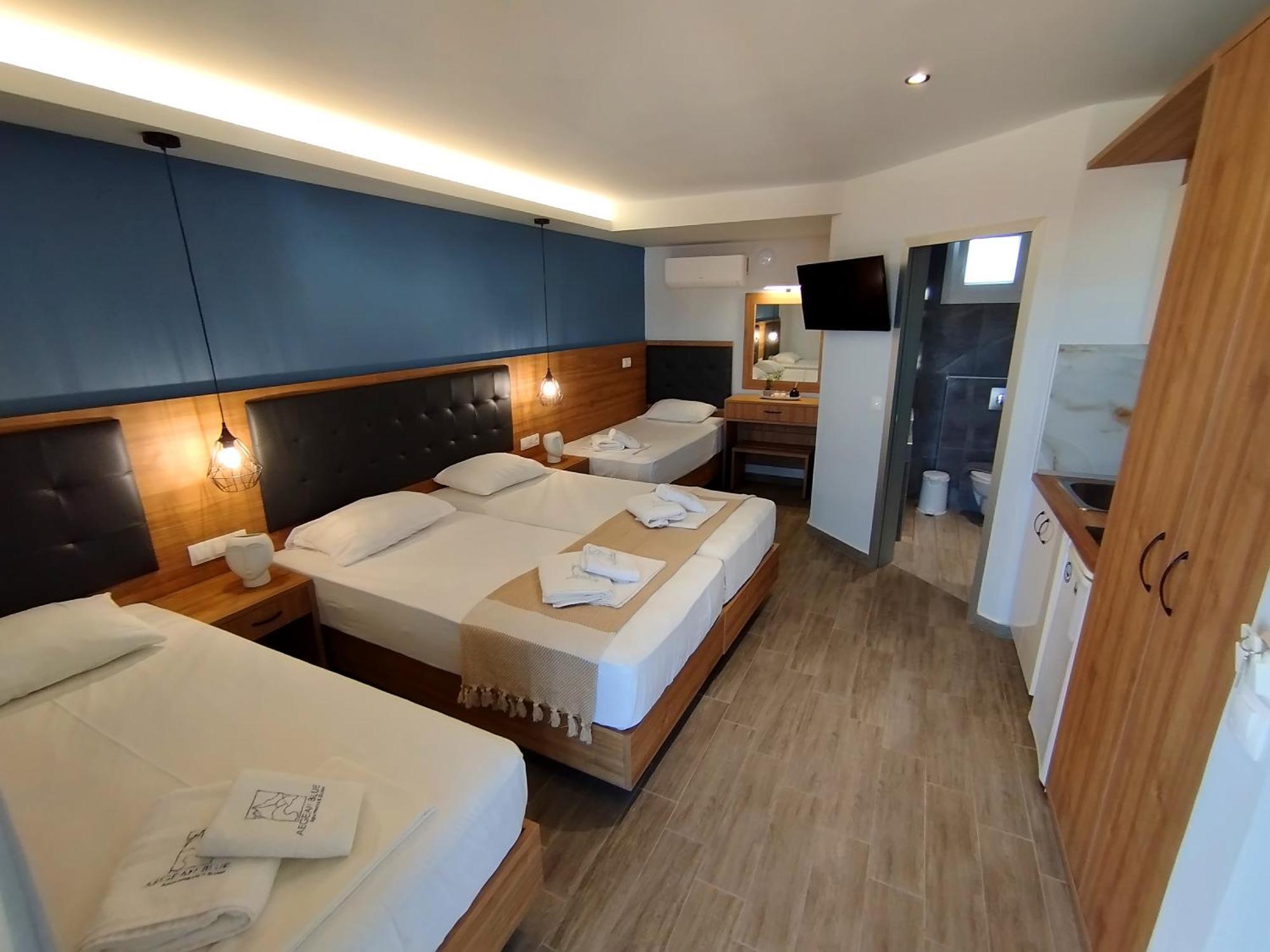 Aegean Blue Apartments & Suites Leptokarya  Quarto foto